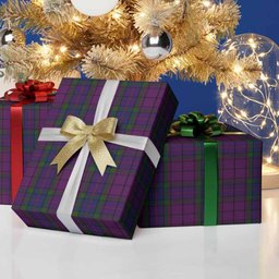 ScotsTee Shop Scottish Wardlaw Tartan Christmas Wrapping Paper Tartan Gift Wrap