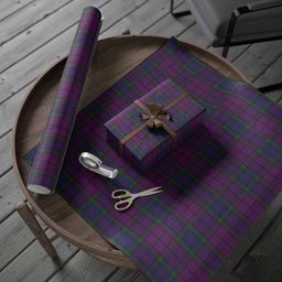 ScotsTee Shop Scottish Wardlaw Tartan Christmas Wrapping Paper Tartan Gift Wrap