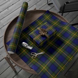 ScotsTee Shop Scottish Moore Tartan Christmas Wrapping Paper Tartan Gift Wrap