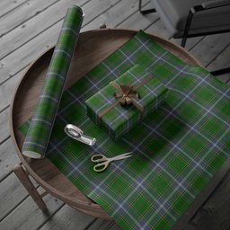 ScotsTee Shop Scottish Pringle Tartan Christmas Wrapping Paper Tartan Gift Wrap