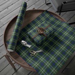 ScotsTee Shop Scottish Spottiswood Tartan Christmas Wrapping Paper Tartan Gift Wrap