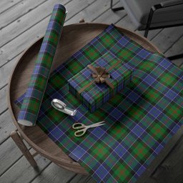 ScotsTee Shop Scottish Paterson Tartan Christmas Wrapping Paper Tartan Gift Wrap