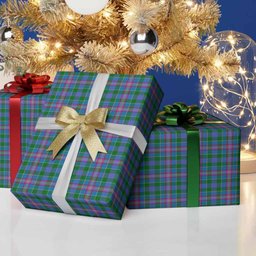 ScotsTee Shop Scottish Pitcairn Tartan Christmas Wrapping Paper Tartan Gift Wrap