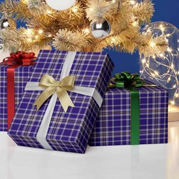 ScotsTee Shop Scottish Ochterlony Tartan Christmas Wrapping Paper Tartan Gift Wrap