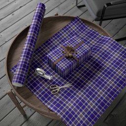 ScotsTee Shop Scottish Ochterlony Tartan Christmas Wrapping Paper Tartan Gift Wrap