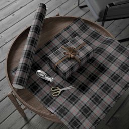 ScotsTee Shop Scottish Moffat Tartan Christmas Wrapping Paper Tartan Gift Wrap