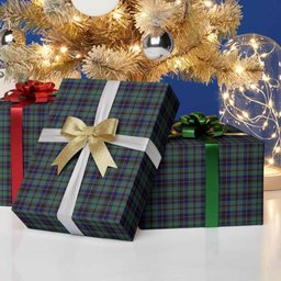 ScotsTee Shop Scottish Stephenson (Stevenson) Tartan Christmas Wrapping Paper Tartan Gift Wrap