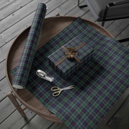 ScotsTee Shop Scottish Stephenson (Stevenson) Tartan Christmas Wrapping Paper Tartan Gift Wrap