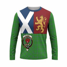ScotsTee Shop Scottish Currie Crest Tartan T-shirt Lion Rampant Saltire Style