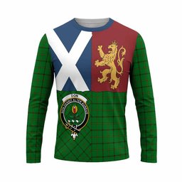 ScotsTee Shop Scottish Don Crest Tartan T-shirt Lion Rampant Saltire Style
