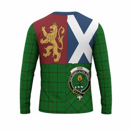ScotsTee Shop Scottish Don Crest Tartan T-shirt Lion Rampant Saltire Style