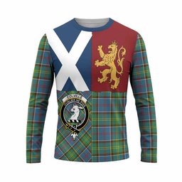 ScotsTee Shop Scottish Colville Crest Tartan T-shirt Lion Rampant Saltire Style