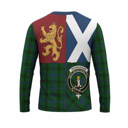ScotsTee Shop Scottish Henderson Crest Tartan T-shirt Lion Rampant Saltire Style