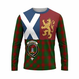 ScotsTee Shop Scottish Middleton Crest Tartan T-shirt Lion Rampant Saltire Style