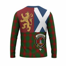 ScotsTee Shop Scottish Middleton Crest Tartan T-shirt Lion Rampant Saltire Style