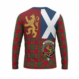 ScotsTee Shop Scottish MacKintosh (McKintosh) Crest Tartan T-shirt Lion Rampant Saltire Style