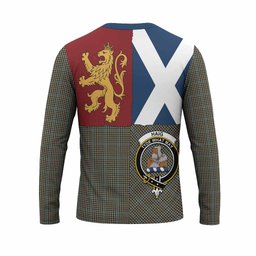 ScotsTee Shop Scottish Haig Crest Tartan T-shirt Lion Rampant Saltire Style