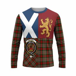 ScotsTee Shop Scottish MacGill (MakGill) Crest Tartan T-shirt Lion Rampant Saltire Style
