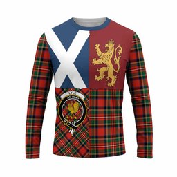 ScotsTee Shop Scottish Lyle Crest Tartan T-shirt Lion Rampant Saltire Style