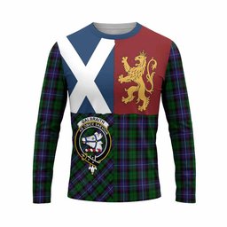 ScotsTee Shop Scottish Galbraith Crest Tartan T-shirt Lion Rampant Saltire Style