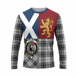 ScotsTee Shop Scottish Glen Crest Tartan T-shirt Lion Rampant Saltire Style