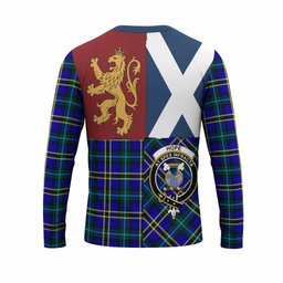 ScotsTee Shop Scottish Hope Crest Tartan T-shirt Lion Rampant Saltire Style