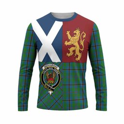 ScotsTee Shop Scottish Snodgrass Crest Tartan T-shirt Lion Rampant Saltire Style