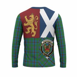 ScotsTee Shop Scottish Snodgrass Crest Tartan T-shirt Lion Rampant Saltire Style