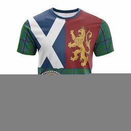 ScotsTee Shop Scottish Snodgrass Crest Tartan T-shirt Lion Rampant Saltire Style