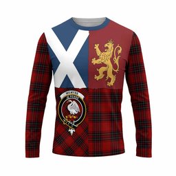 ScotsTee Shop Scottish Wemyss Crest Tartan T-shirt Lion Rampant Saltire Style