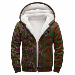 ScotsTee Shop Scottish Strange (Strang) Family Crest Tartan Hoodie Scottish Thistle Flower Half Style