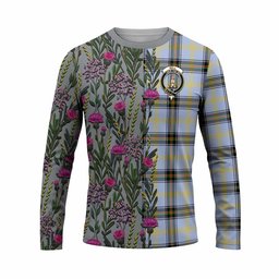 ScotsTee Shop Scottish Bell Family Crest Tartan T-shirt Scottish Thistle Flower Half Style