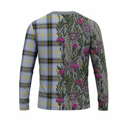 ScotsTee Shop Scottish Bell Family Crest Tartan T-shirt Scottish Thistle Flower Half Style