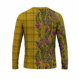 ScotsTee Shop Scottish Houston Family Crest Tartan T-shirt Scottish Thistle Flower Half Style