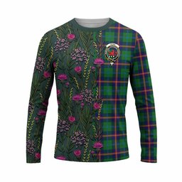 ScotsTee Shop Scottish Young Family Crest Tartan T-shirt Scottish Thistle Flower Half Style