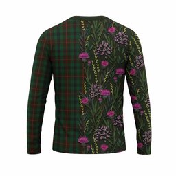 ScotsTee Shop Scottish Tennant Family Crest Tartan T-shirt Scottish Thistle Flower Half Style