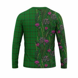ScotsTee Shop Scottish Don Family Crest Tartan T-shirt Scottish Thistle Flower Half Style