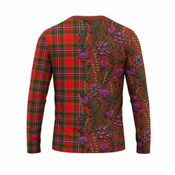 ScotsTee Shop Scottish Butter Family Crest Tartan T-shirt Scottish Thistle Flower Half Style