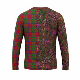 ScotsTee Shop Scottish MacKintosh (McKintosh) Family Crest Tartan T-shirt Scottish Thistle Flower Half Style