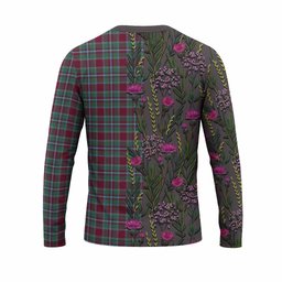 ScotsTee Shop Scottish Spence (Spens) Family Crest Tartan T-shirt Scottish Thistle Flower Half Style