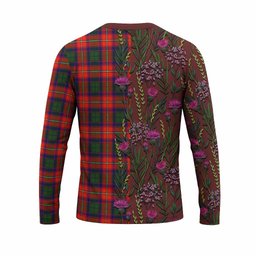 ScotsTee Shop Scottish Wauchope Family Crest Tartan T-shirt Scottish Thistle Flower Half Style