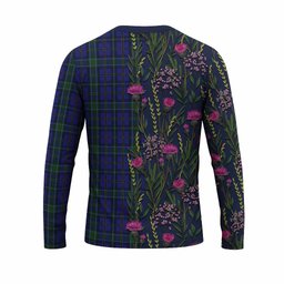 ScotsTee Shop Scottish Weir Family Crest Tartan T-shirt Scottish Thistle Flower Half Style