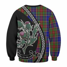 ScotsTee Shop Beattie (Beatty) Family Crest Tartan Sweatshirt Alba Thistle Inspired