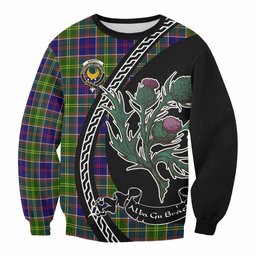 ScotsTee Shop Arnott Family Crest Tartan Sweatshirt Alba Thistle Inspired