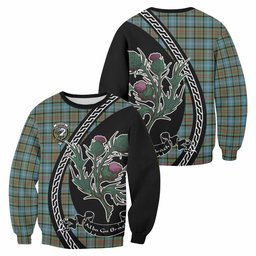 ScotsTee Shop Brisbane Family Crest Tartan Sweatshirt Alba Thistle Inspired