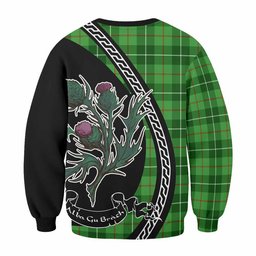 ScotsTee Shop Boyle Family Crest Tartan Sweatshirt Alba Thistle Inspired