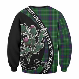 ScotsTee Shop Duncan Family Crest Tartan Sweatshirt Alba Thistle Inspired