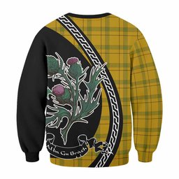 ScotsTee Shop Houston Family Crest Tartan Sweatshirt Alba Thistle Inspired