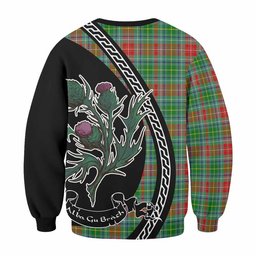 ScotsTee Shop Muirhead Family Crest Tartan Sweatshirt Alba Thistle Inspired