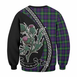 ScotsTee Shop Inglis Family Crest Tartan Sweatshirt Alba Thistle Inspired